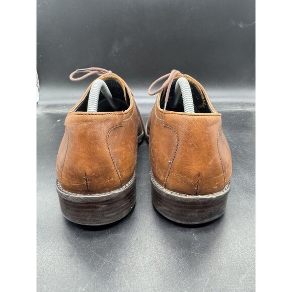 Johnston & Murphy Men’s Cap Toe Brown Tan Dress shoes 20-1276 US Size 9.5M EUC